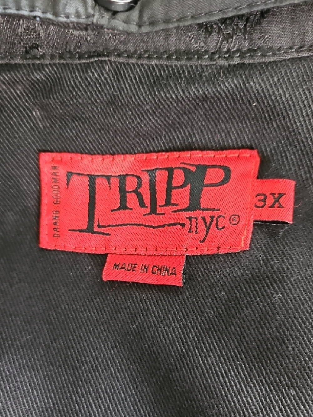 Tripp NYC Black Military-Inspired Hooded Coat with Faux Fur Trim - Picture 2 of 9
